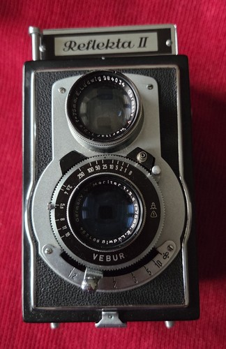Vintage tlr kamera welta - kamera,