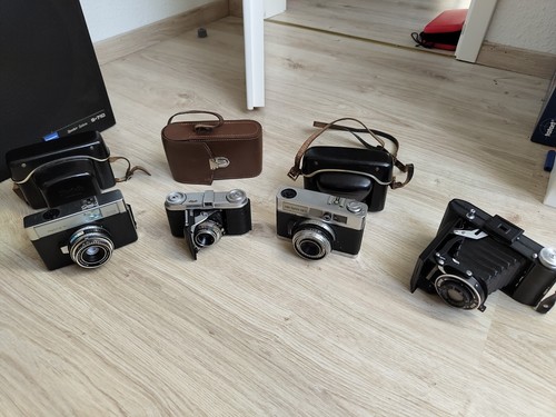 Verschiedene retro kameras - verschiedene,